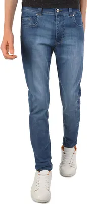 Produktbild von BEZLIT Jungen Jeanshose mit verstellbaren Bund Blau 116
