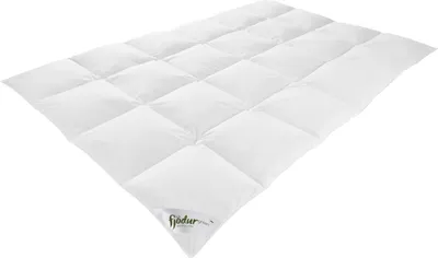 Produktbild von fjödur Warm Bio Daunenbettdecke 155x220cm "fjödur green Fortuna" 90% Daunen 100% Bio Baumwolle