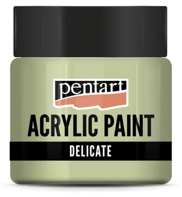 Immagine prodotto di Colore acrilico metallizzato Pentart Delicate 50 ml - greenish silver