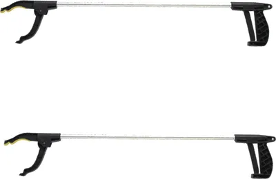 Aluminium Greifzange Greifer Müllzange Zange mit Magnet 76cm
