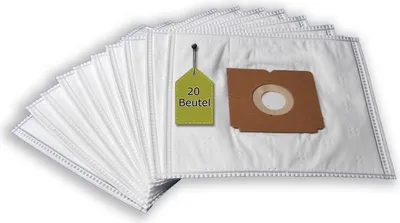 Produktbild von Staubsaugerbeutel ähnlich MENALUX 1002, 20 Staubbeutel + 4 Mikro-Filter