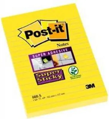 Immagine prodotto di Post-It 660-S pouch autoadesiva Rettangolo Giallo Autoadesivo