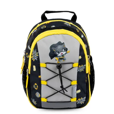 Produktbild von Belmil Mini Kiddy Kindergartenrucksack "Super Cat" für 1-3 Jährige Kinder mit Brustgurt