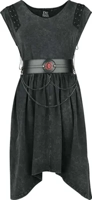 Produktbild von Der Herr der Ringe Mittellanges Kleid Damen Mordor schwarz L