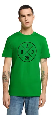 Produktbild von Spreadshirt Dad 2026 Modernes Papa Logo Geschenk Männer Premium T-Shirt, XS, Grün