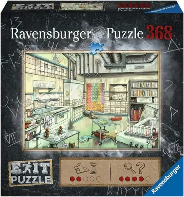 Produktbild von Ravensburger Puzzle Exit das Labor Puzzle und Knobelspiel ab 12 Jahren