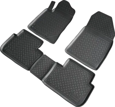 Produktbild von 3D Gummi Fussmatten passend für Peugeot 407 | BJ 2004-2011 | passgenau mit Rand