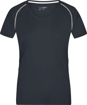 Produktbild von Funktions-Shirt für Fitness und Sport black/white, Gr. M