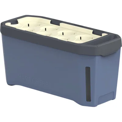 Image de Gusta Garden HARRY HERBS Bac d'arrosage sans couvercle, bleu, dimensions 35,8 × 15 × 16 cm