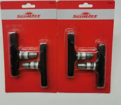 Produktbild von Sunrace V-Brake 4x Bremsbeläge (2 Paar) T3 Bremsklötze 70 mm Bremsschuhe Fahrrad MTB