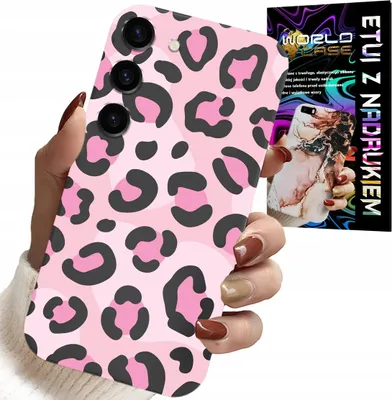 Obrázok produktu pre Puzdro Pre Samsung Galaxy S23 - Ružové S Leopardím Vzorom