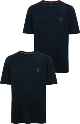 Produktbild von mavi 2er-SET Rundhals-T-Shirt mit markantem Brustlogo Größe: M (39/40)