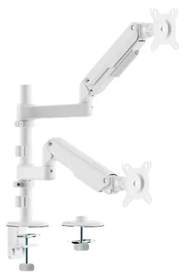 Produktbild von AISENS DT32TSR-441, Klemme /Bolzen, 18 kg, 43,2 cm (17"), 81,3 cm (32"), 100 x 100 mm, Weiß