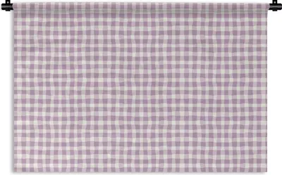 Produktbild von MuchoWow® Wandteppich Wandbehang Pastell - Lila - Muster 150x100 cm Tapisserie Dekoration Wandtuch - Waschbar - Tapisserien - Wand-Decke