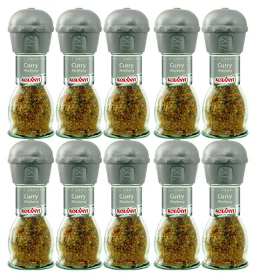 Produktbild von Kotanyi Curry Gewürzmühle raffiniert pikant würzig 45g 10er Pack
