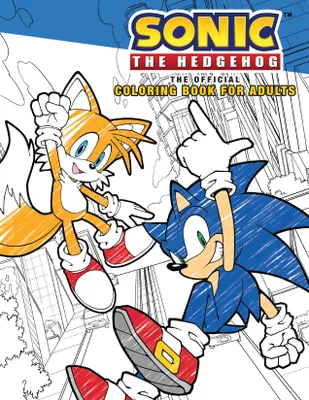 Produktbild von Sonic the Hedgehog: The Official Adult Coloring Book
