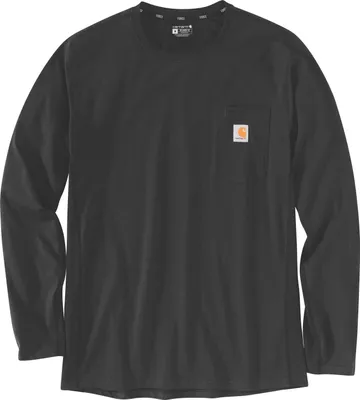 Produktbild von Carhartt Herren T-Shirt Midweight L/S Pocket T-Shirt | 106656, Farbe:black, Größe:S
