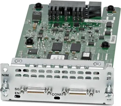 Immagine prodotto di Cisco NIM-2T=, EIA-232, EIA-449, EIA-530, EIA-530A, V.35, and X.21, 0,08 Gbit/s, Cisco 4400