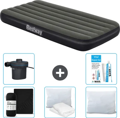 Obrázok produktu pre Bestway nafukovací matrac - pre 1 osobu - 99 x 188 x 28 cm - modrý - vrátane príslušenstva