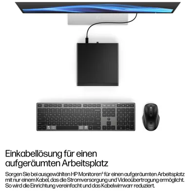 Produktbild von EliteDesk Mini 8 G1i (623K0ET) (schwarz, Windows 11 Pro)