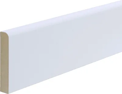 Produktbild von B.S. Bauprogramm Sockelleiste 260 cm 60 x 10 mm Eiche brilliantweiß