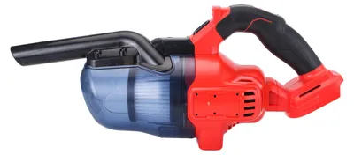 Imagen del producto de Aspiradora inalámbrica - 5 en 1, aspiradora de mano - Potencia de succión de 16 kPa - Para batería de 18V - Batería no incluida - Depósito de polvo de 0,6 a 1 l - Color: rojo