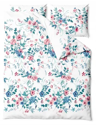 Produktbild von ZARATEX Garden Bettwäsche 160x200 cm Baumwolle Blumenmuster