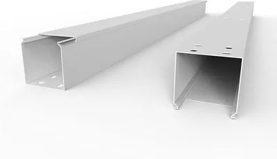 Produktbild von Famanu Kabelkanal PVC - Kabelorganisation - Schraubmontage - 10 Meter - Weiß