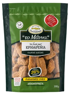 Produktbild von Gerstenvollkorn-Zwieback 300g MANNA