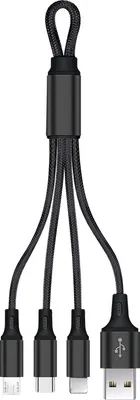 Produktbild von USB C Adapter AnschlussLadekabel Micro USB Kabel Ladeadapter Nylon Handy