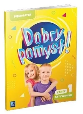Productafbeelding van WSiP Dobry pomysł! Pięciolatek. Karty aktywności cz. 1, Edukacyjny, Polski, Broszurowa okładka