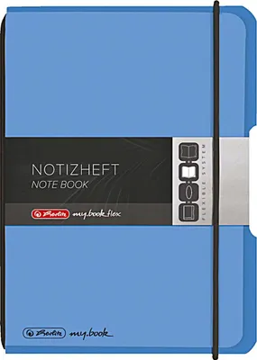 Image de Herlitz notebook my.book flex A6 PP 40 feuilles damier bleu