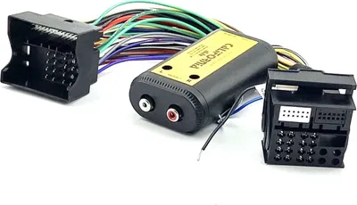 Produktbild von High Low Adapter Converter mit Remote Leitung für Radios mit Quadlock Stecker ab 2003 2x 50W