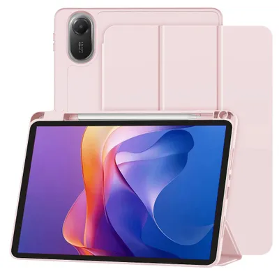 Produktbild von Schutzhülle für Xiaomi Redmi Pad 2, Techsuit Flex Trifold, Rosa