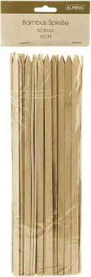 Produktbild von Bambusspieße für Buffet & Küche - 50 Stück, vielseitig & praktisch, 30 cm