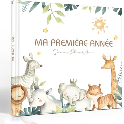 Produktbild von Babyalbum, handgemalte Illustrationen, 30 Seiten, für erstes Jahr, für Fotos