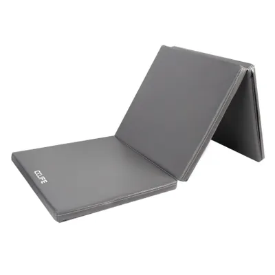 Produktbild von Turnmatte Weichbodenmatte klappbar Grau 180 x 60 x 5 cm Kinder