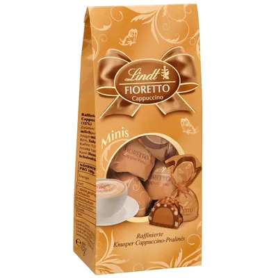 Obrázok produktu pre Mini čokoládky Fioretto s kapučínovou krémovou náplňou 115g