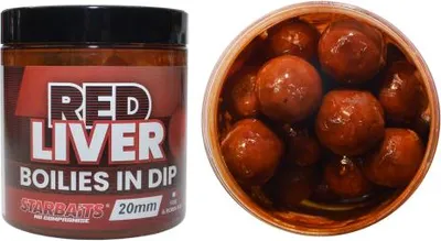 Obrázek produktu pro Starbaits® Boilies Starbaits Performance Concept v dipu - Red Liver Ø 24 mm