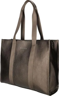 Produktbild von Große Damen Tasche Schultertasche Umhängetasche Crossover Bag Leder Optik Handtasche Bronze