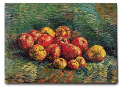 Immagine prodotto di Vincent Van Gogh - Mele - 70L x 50l cm - Quadro Tela Canvas Telaio Standard