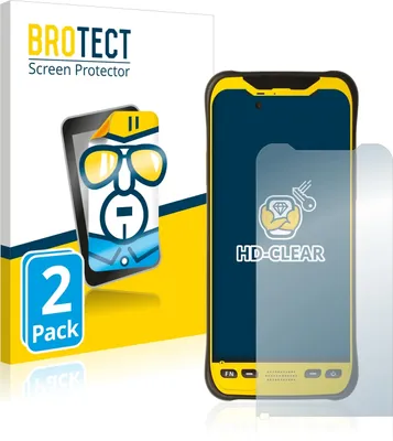 Produktbild von 2x Für Trimble TDC600 Schutzfolie BROTECT Displayschutz Display Schutz Folie Klar Transparent