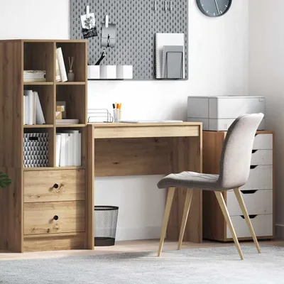Immagine prodotto di Maison Exclusive - Scrivania in rovere artigianale 80 x 40 x 76 cm