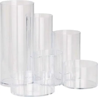 Produktbild von MAUL Stifteköcher MAULtubo Kunststoff 15.3 x 15.2 x 12.6 cm glasklar