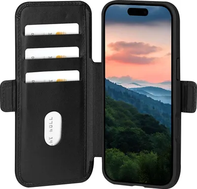 Image de Folio iPhone Air Copenhagen Slim Cuir Fonction Stand Noir DBramante1928