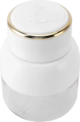 Image de Blender Portable Capacité 800ml Coupe de jus électrique portable USB Rechargeable Blender pour la maison, le sport, le bureau, le camping Blanc