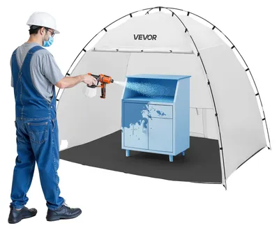 Produktbild von VEVOR tragbares Lackierkabinenzelt (233x172x190 cm Arbeitsbereich) Sprühfarbenze