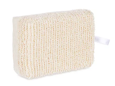 Produktbild von KÖRPERSCHWAMM 9x14x5cm Weiß-Beige Duschschwamm Badeschwamm Körper Schwamm 38