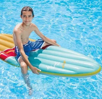 Immagine prodotto di Materassino gonfiabile galleggiante 180x70 cm Surf Intex 58152