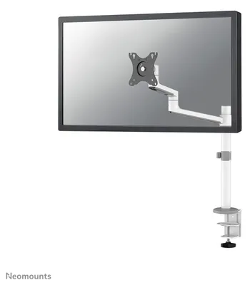 Produktbild von Neomounts DS60-425WH1 Monitorarm 17-27" - platzsparend, Klemme/Durchführung, 8 kg, 43,2 cm (17"), 68,6 cm (27"), 100 x 100 mm, Weiß